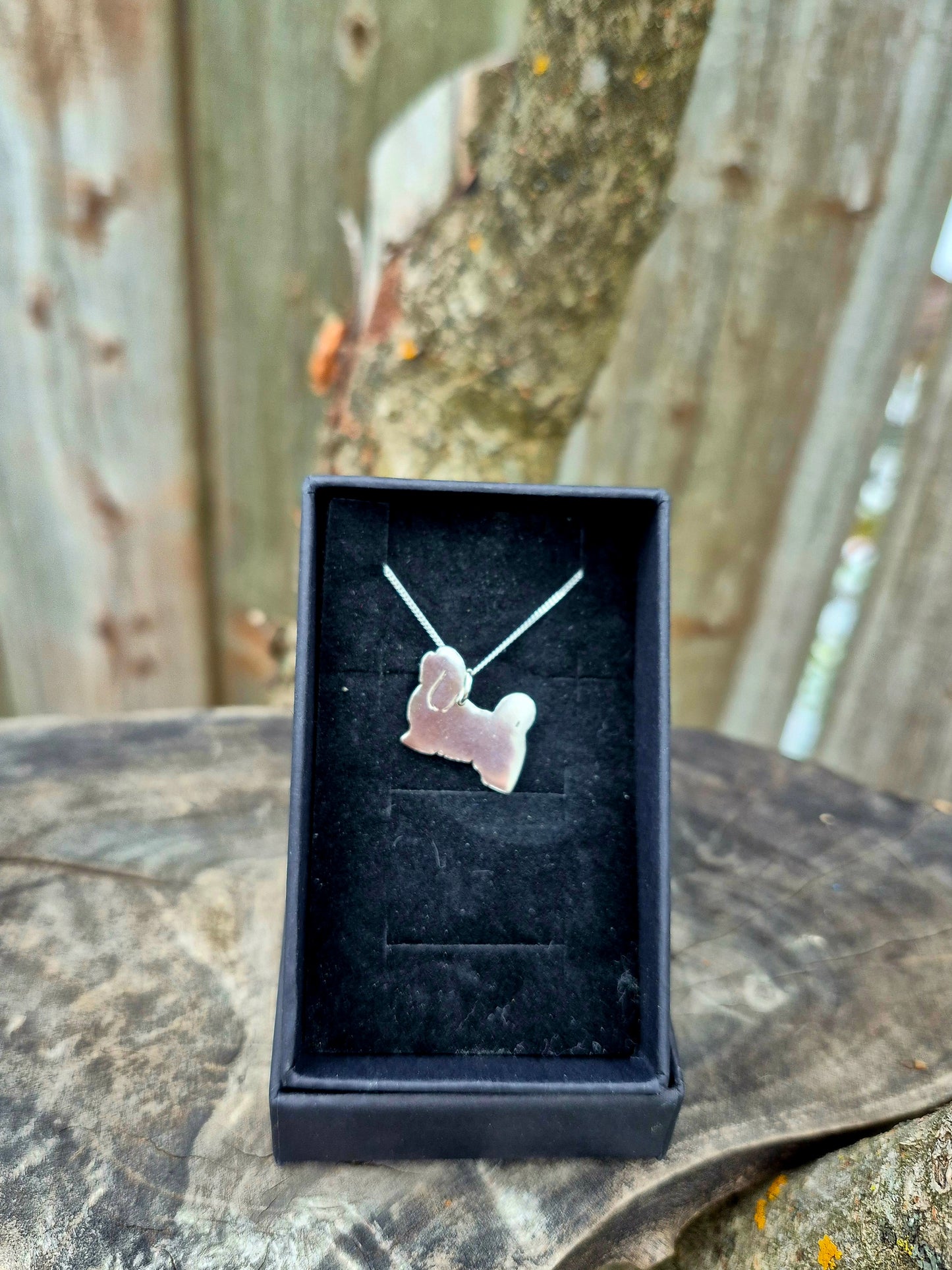 Shih Tzu/Lhaso Apso sterling silver pendant