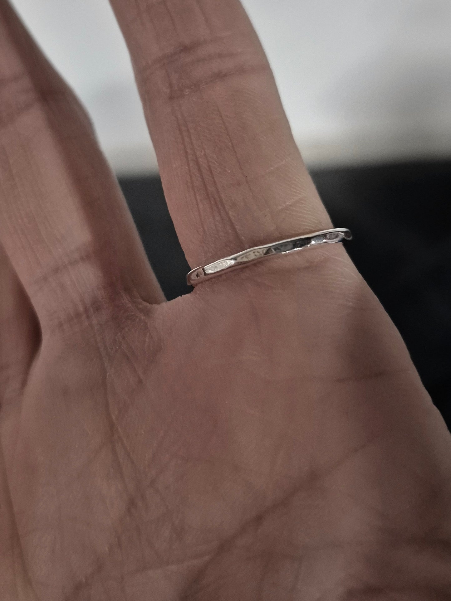 Sterling silver dog ring